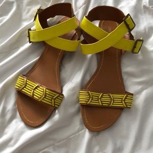 Wrap around ankle sandals